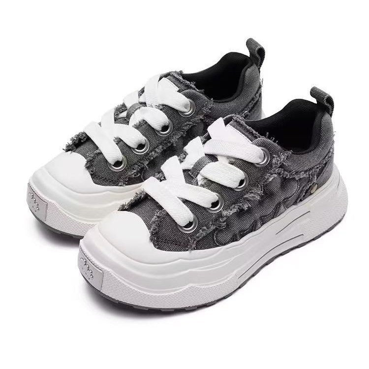Women's & Men's Blossom Ensemble Series Platform For Golden Sneakers