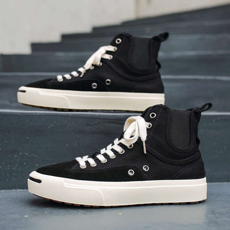 Men's Breathable Versatile White Summer Korean Fashion Sneakers