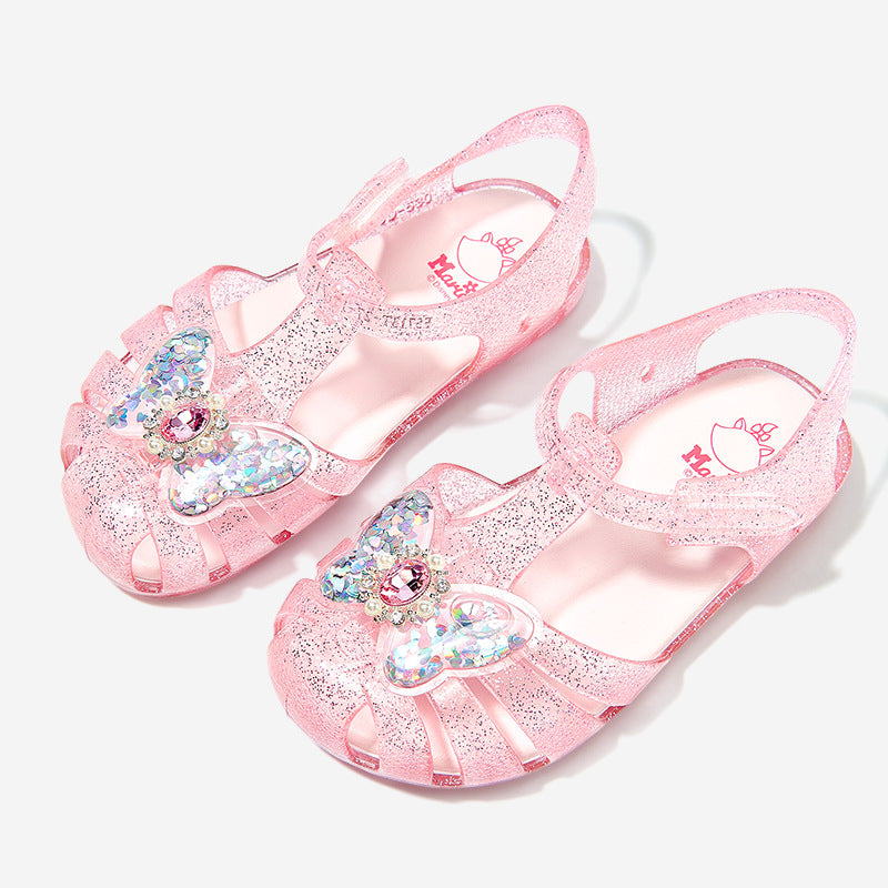 Butterfly Sweet Gel Summer Home Breathable Kid's Sandals