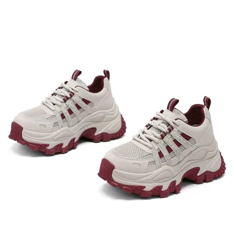 Women's Genuine Platform Heightened Daddy Trendy Women's Shoes