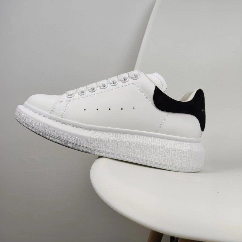 Women's & Men's High Version Mcqueen White Thick-soled Height Casual Shoes