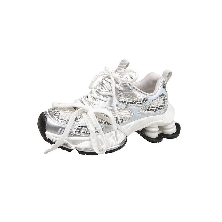 Women's Genuine Platform Dad Spring Mesh Breathable Sneakers