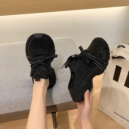 Women's Full Diamond Paris Th Generation Dad Slippers