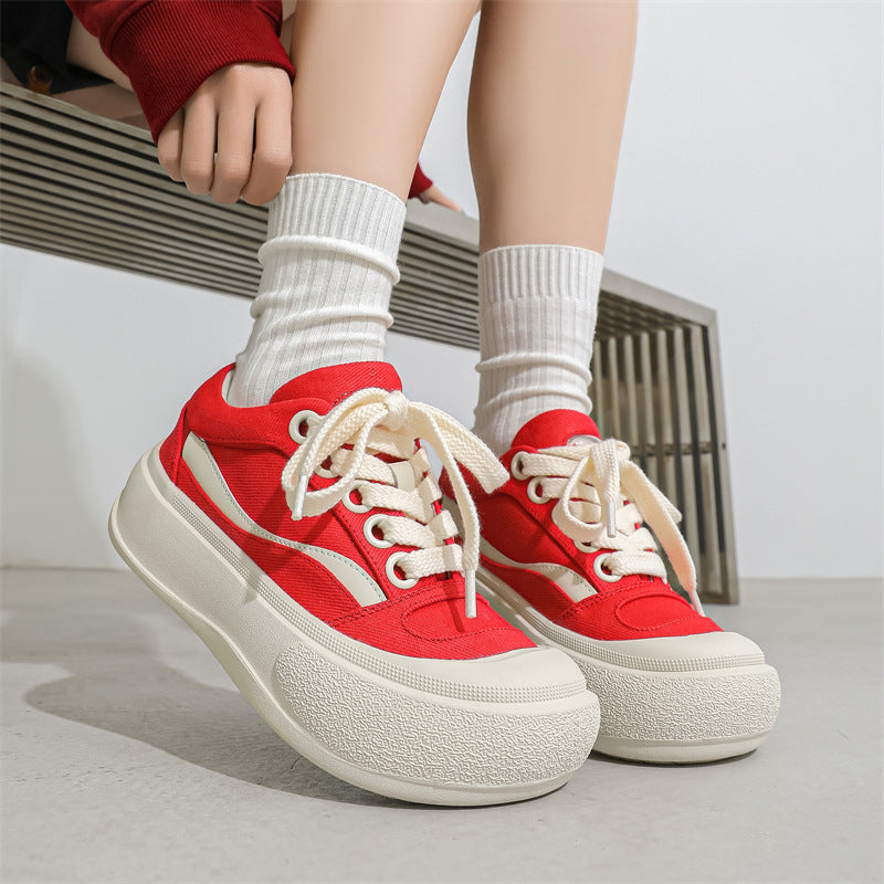Trendy Dad Round Head Bread Bubble Drink For Lovers Men's Canvas Shoes