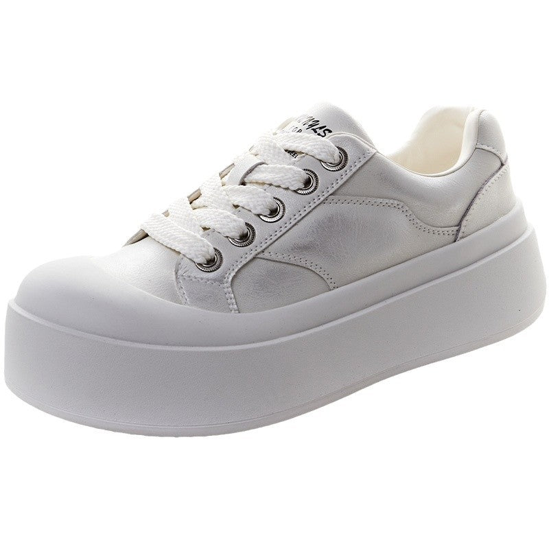 Women's Platform White Big Toe Spring Korean Sneakers