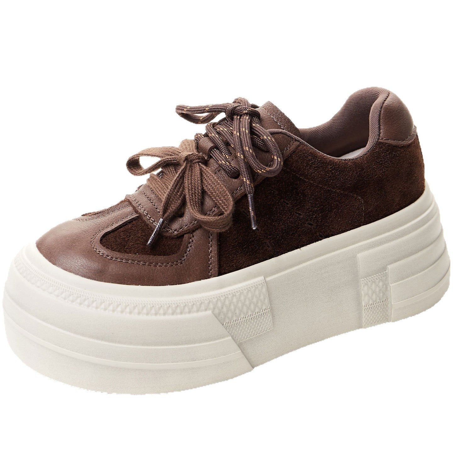 Women's Layer Cowhide Easy Wear Autumn Platform Women's Shoes