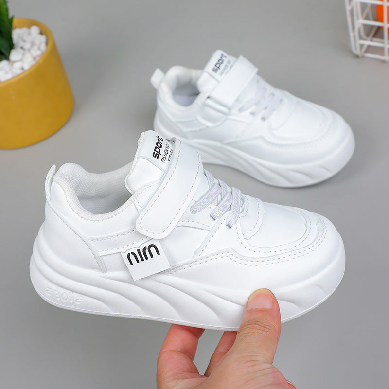 Children's Real Soft Waterproof Pumps Cute Boy Kid's Sneakers