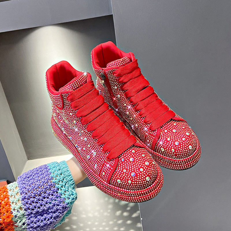 Women's European Goods Full Diamond Fashionable Summer Surface Breathable Sneakers