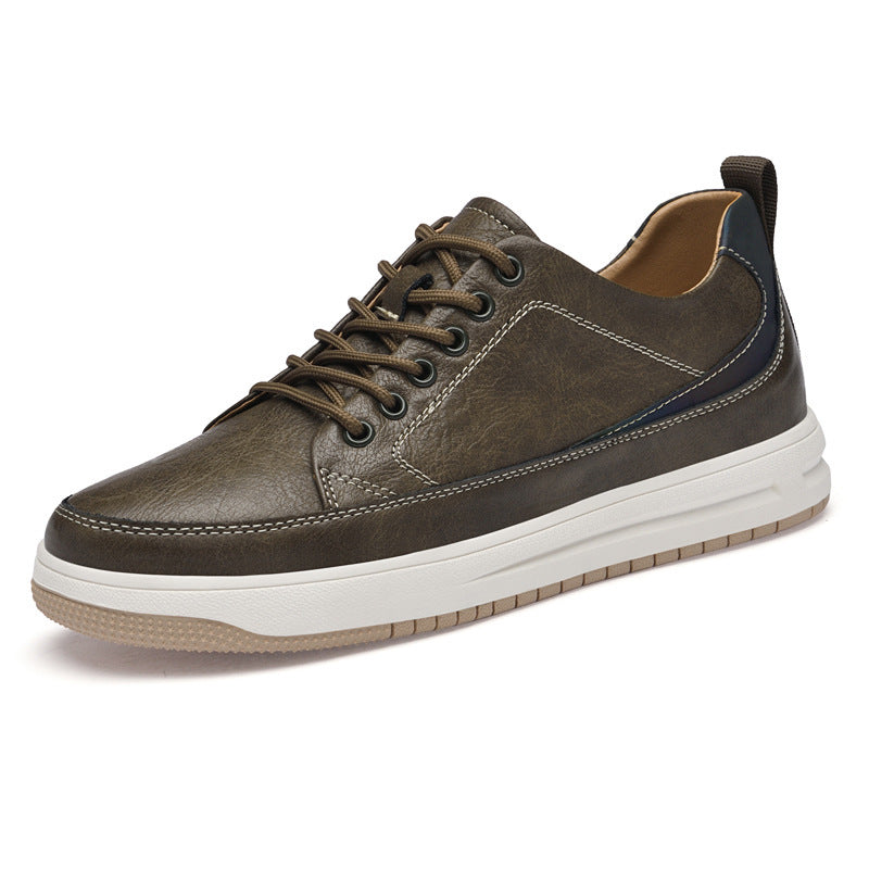 Men's Autumn Invisible Height Increasing Insole Breathable Trendy Men's Shoes