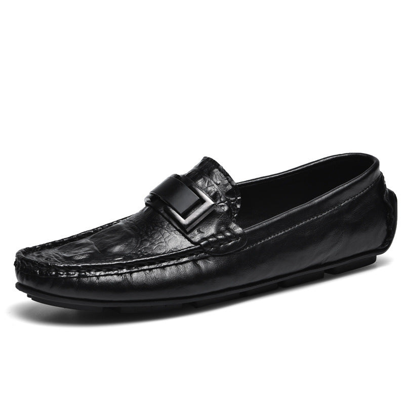 Men's Pattern Plus Size Lazy Driving British Men's Casual Shoes