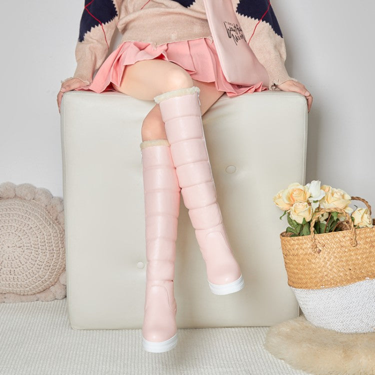 Bottom Height Increasing Insole High Knee-high Boots