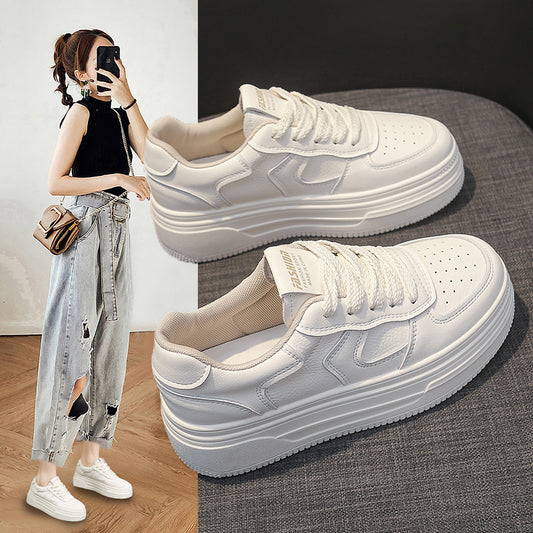 Women's Thick Bottom Early Spring Korean Style Casual Shoes