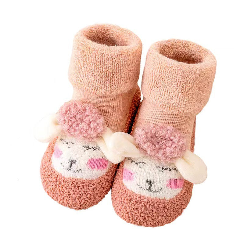 Toddler Extra Thick Fluffy Loop Warm Floor Kid's Shoes