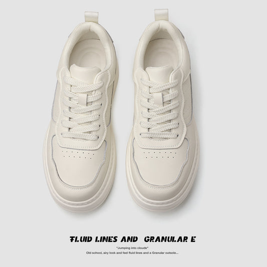 Men's Summer Breathable Invisible Hidden Platform Green Sneakers