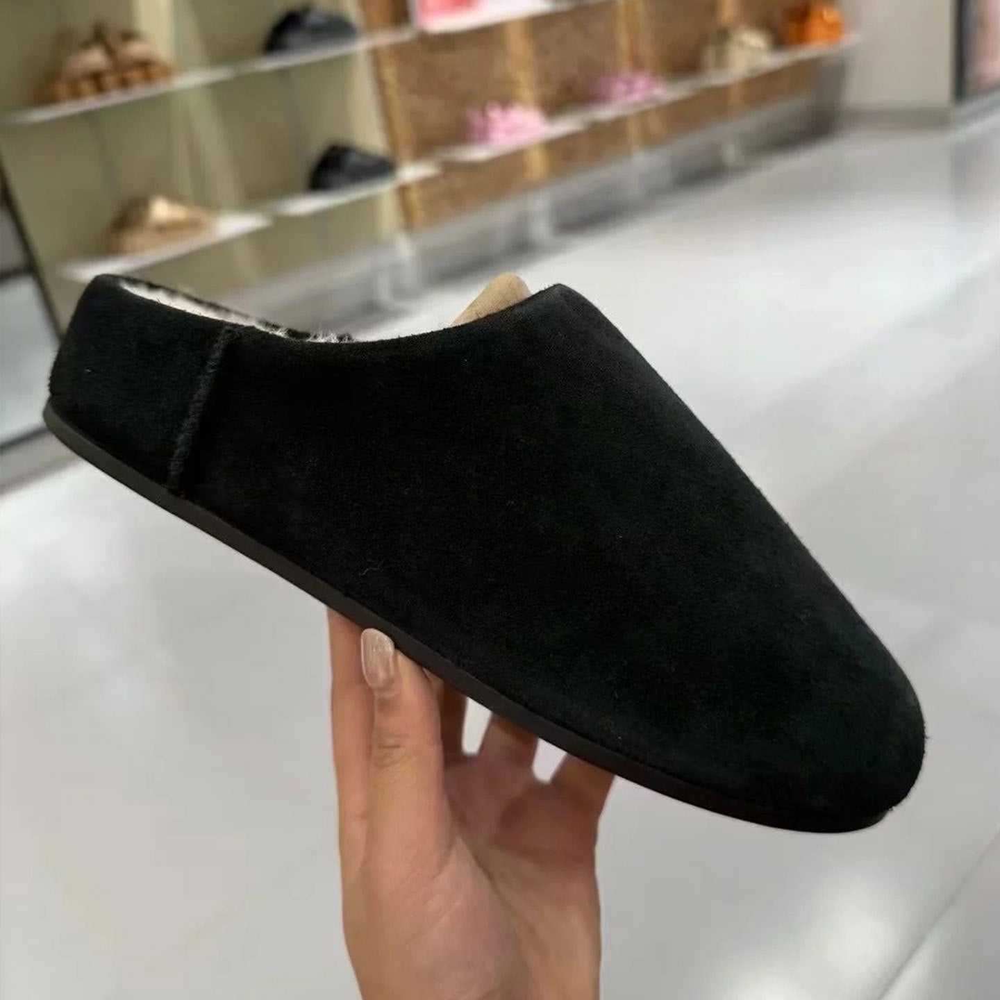 Women's Integrated Retro Small Potatoes Fleece-lined Platform Fluffy Outer Wear Winter Women's Cotton Shoes