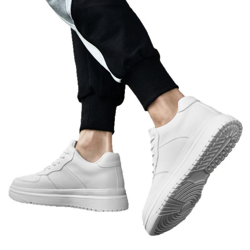 Men's Spring Invisible Inner Hight Increasing Breathable Men's Board Shoes