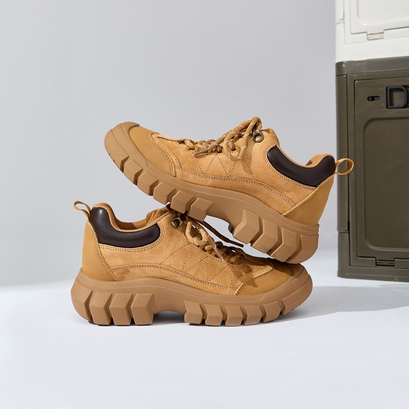 Women's Travel Outdoor Hiking Platform Height Increasing Women's Sports Shoes
