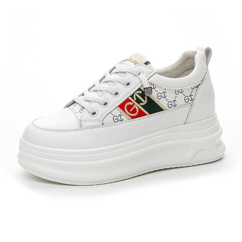 Women's Platform Muffin Height Increasing Insole Classic Sneakers