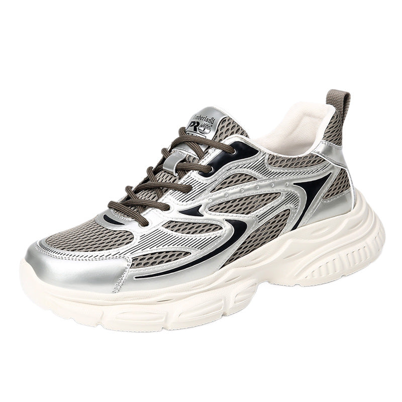 Men's Dad Outdoor Sports Breathable Lightweight High-grade Leather Shoes