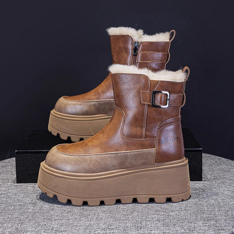 Increasing Insole Winter Plus Veet Thick Snow Boots