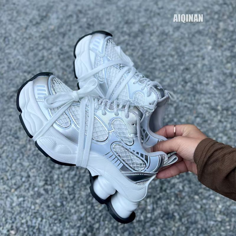 Women's Lin Yun Particle Spring Platform Dad Casual Shoes