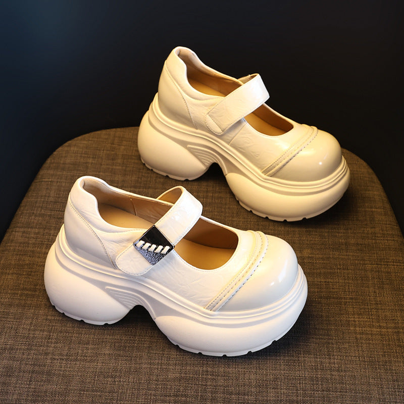 Women's Thick-soled Height Increasing Insole Fashionable Spring Lolita Loafers