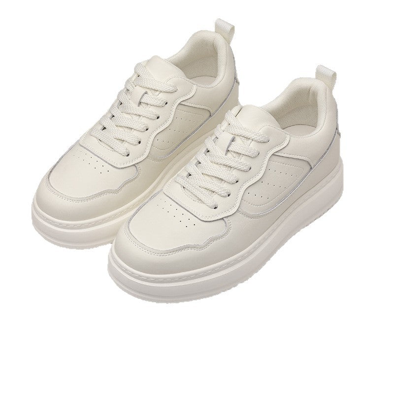 Men's Summer Breathable Invisible Hidden Platform Green Sneakers