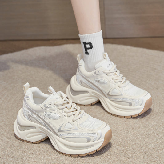 Women's Front Retro Platform Elevator Wild Summer Sneakers
