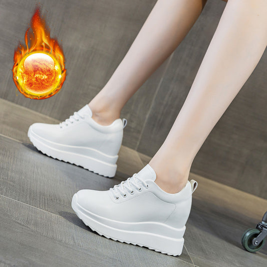 Women's Sunday Summer Hole Thick Bottom Muffin Height Increasing Insole Cotton Women's Shoes