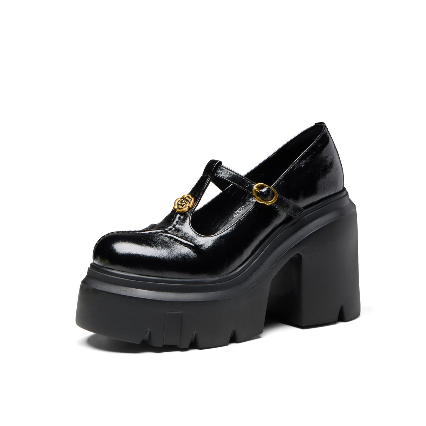 Women's Bottom Increased Mary Jane Spring Shallow Mouth Round Toe Chunky Women's Fashion Shoes