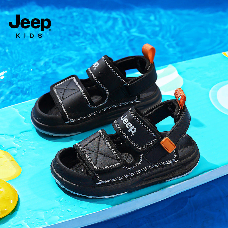 Children's Boys Summer Breathable Closed Toe Medium Kid's Sandals