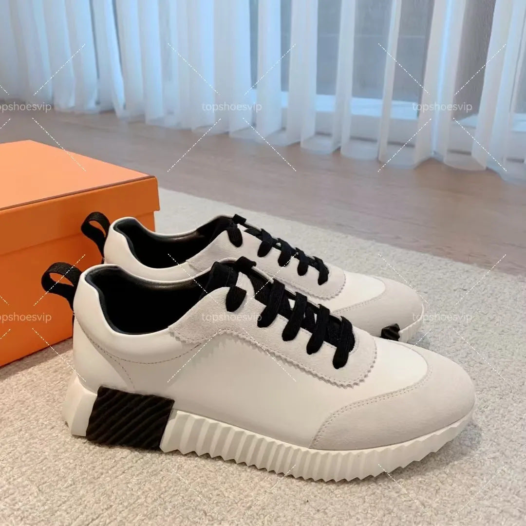 Women's Couples Fashion Genuine Running Surface Sneakers