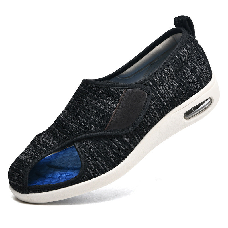 For The Old Mom Velcro Walking Square Middle-aged Mother Shoes