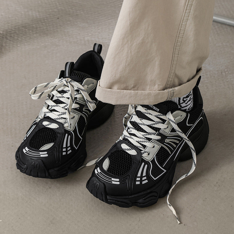 Women's & Men's Dad Summer Breathable Mesh Height Increasing Sneakers