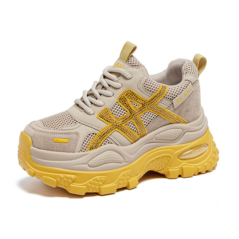 Small Thick Bottom Height Increasing Insole Women's Casual Shoes