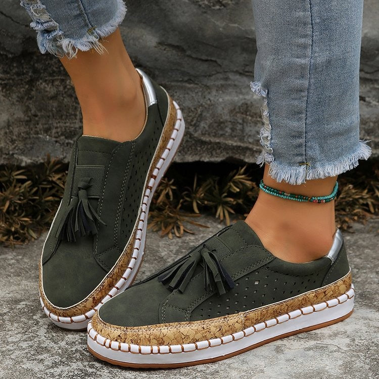 Attractive Women's Popular Oversized Fashion Slip-on Casual Shoes