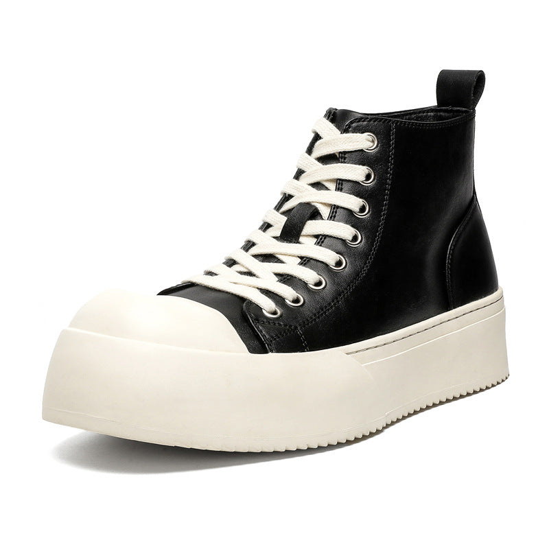 Men's Board Breathable Thick Bottom Increased Big Boots
