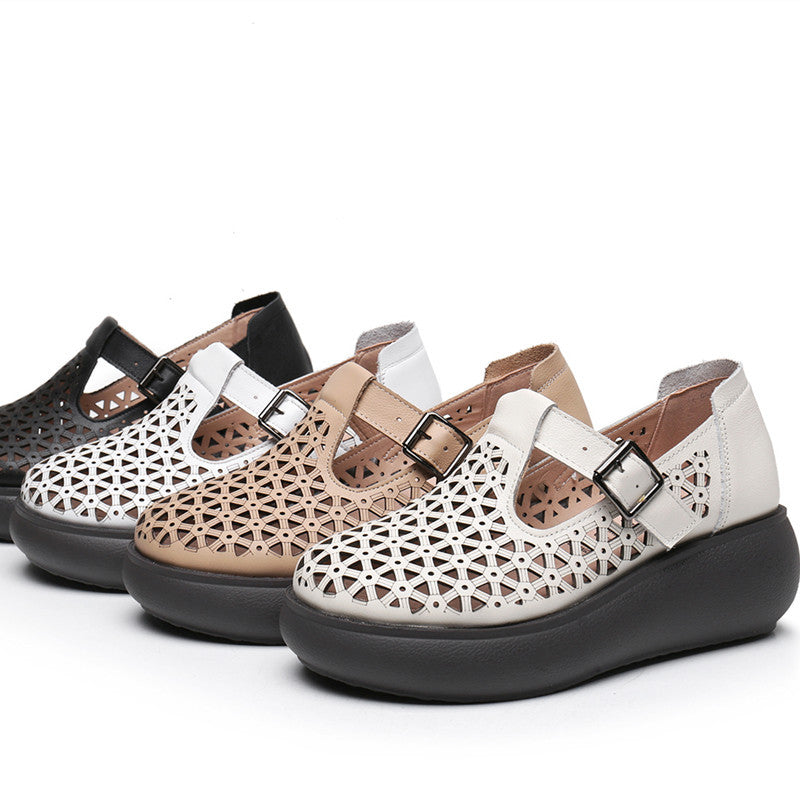 Women's Style Genuine Platform Mom Plus Size Casual Shoes
