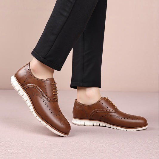 Men's Quality Hollow Bottom Sole Light Weight Carved Men's Sports Shoes
