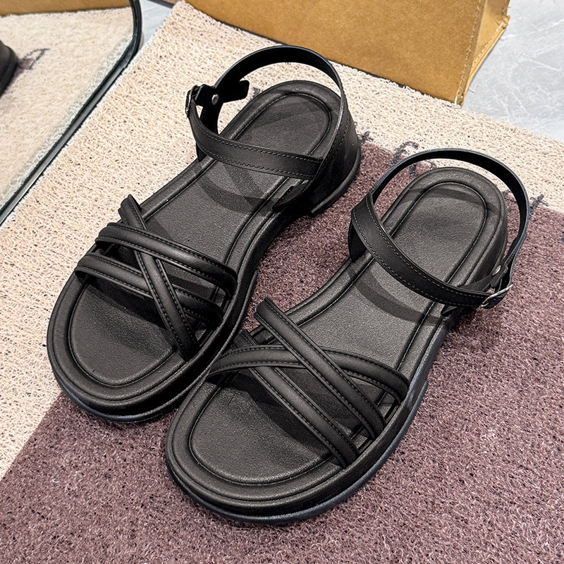 Women's Outdoor Wear Fashion Fairy Style Two-way Sandals