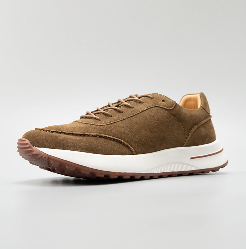 Men's Veet Lightweight Business Sports Versatile Fashionable Design Men's Casual Leather Shoes
