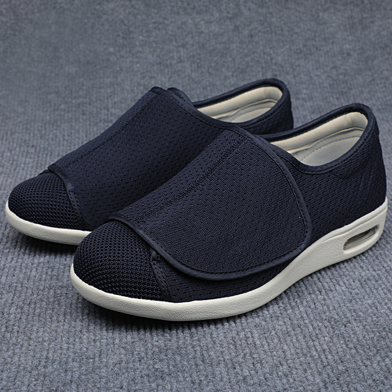 Women's & Men's Daily Walking Breathable Swollen Feet Width Middle-aged Mother Shoes