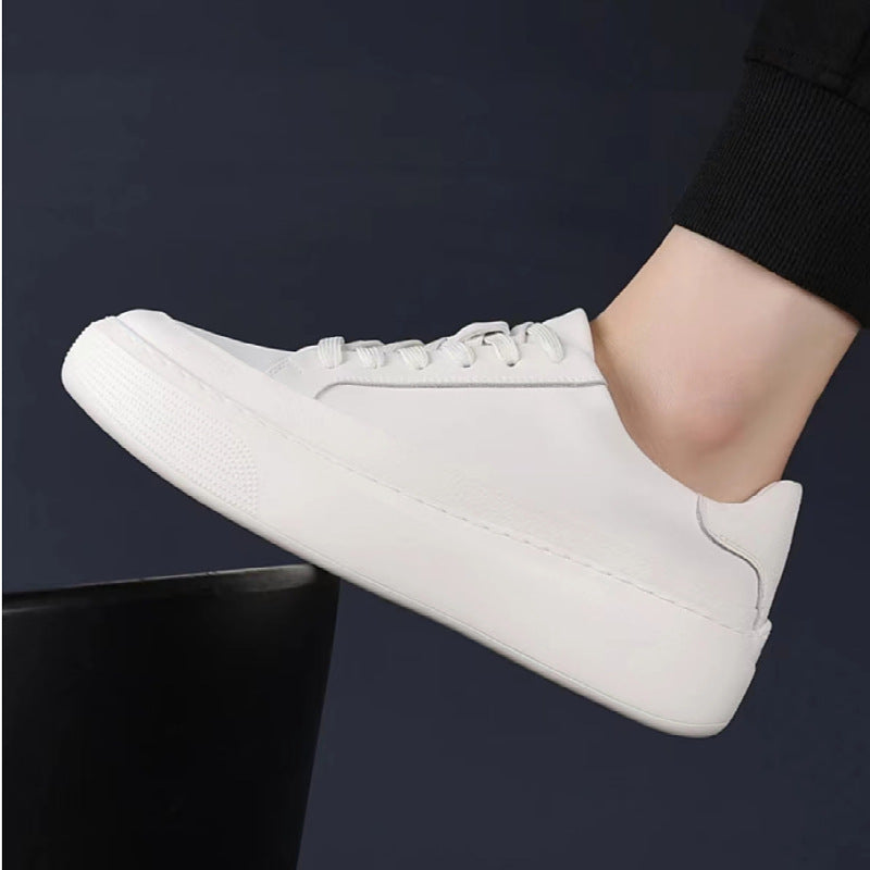 Men's Summer Breathable White Fashionable Korean Versatile Men's Shoes