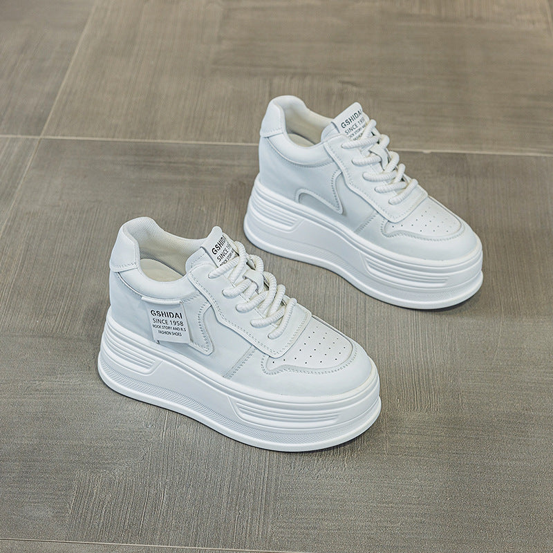 Women's Increasing Insole Black White Panda Spring Casual Shoes