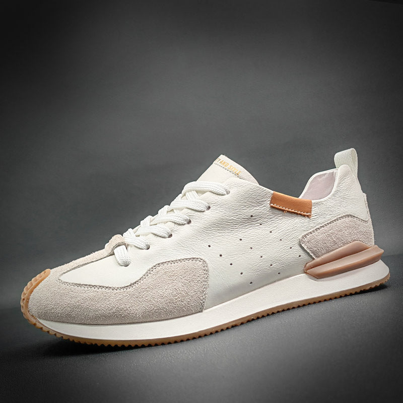 Graceful Men's Summer White Soft Sole Casual Shoes