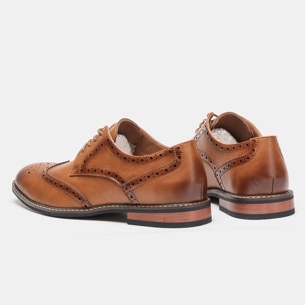 Men's Classic Brogue Business Formal Wear Wedding Casual Shoes