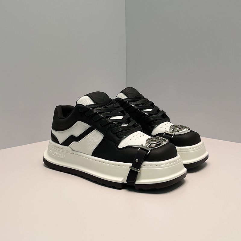 Women's & Men's Sense White Square Toe Board Stylish Sneakers