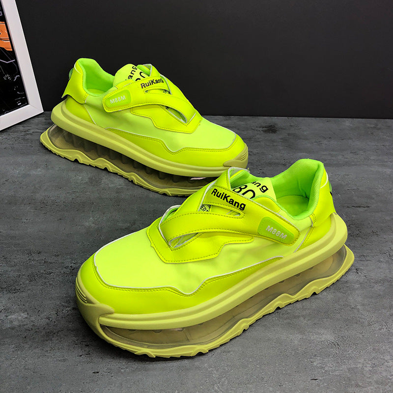 Men's Sports Aerating Plate Versatile Color Matching Casual Shoes