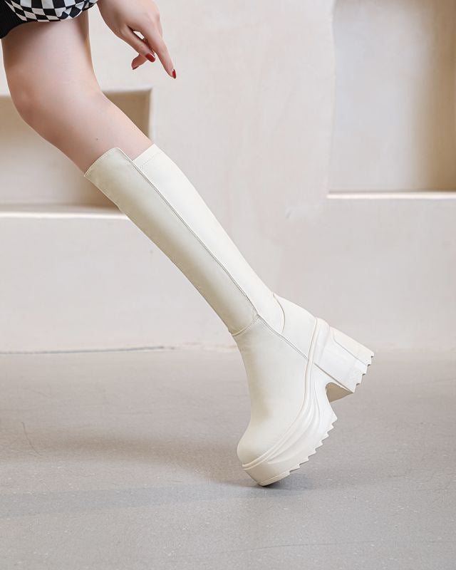 Women's Increasing Stretch Thin High Tube Over Boots