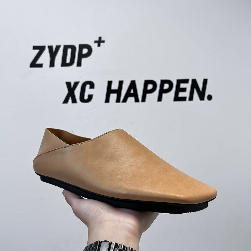 Minimalist Comfort Spring Soft Bottom Authentic Men's Casual Leather Shoes